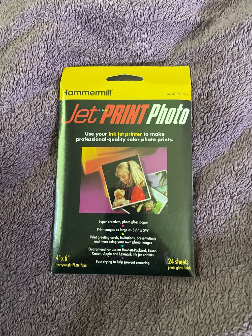 Hammermill JetPrint Photo Paper - Black & Yellow Pack